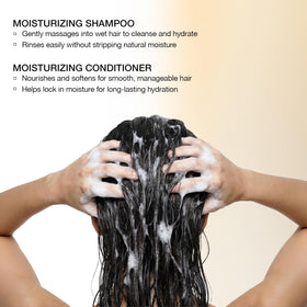 GK HAIR conditioner cream close-up showing rich, lightweight hydration and detangling benefit