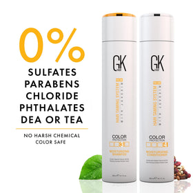 GK HAIR conditioner cream close-up showing moisturizing slip benefit