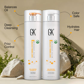 GK HAIR conditioner creamy texture close-up highlighting moisturization without heaviness
