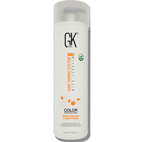 GK HAIR front label showing product name and size, clear benefit: easy identification