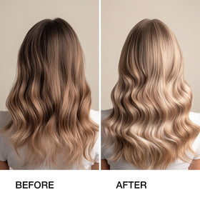 GK HAIR spray action mist demonstrating even application and light feel