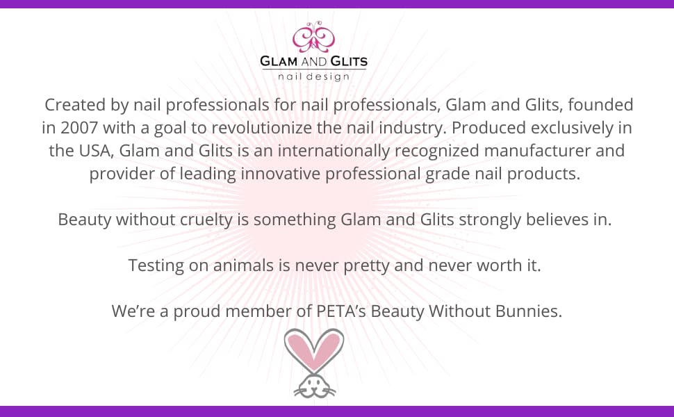 Glam and Glits monomer with ruler showing 16 oz scale for volume clarity