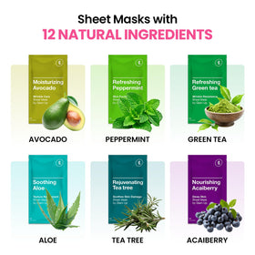 GLAM UP model wearing mask demonstrating comfortable fit and full-face coverage