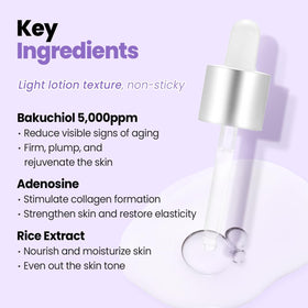 GLAM UP size comparison 1.01 fl oz next to common items for travel-friendly benefit