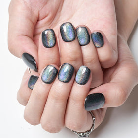 GLAMERMAID nails in hand demonstrating practical extra-short benefit