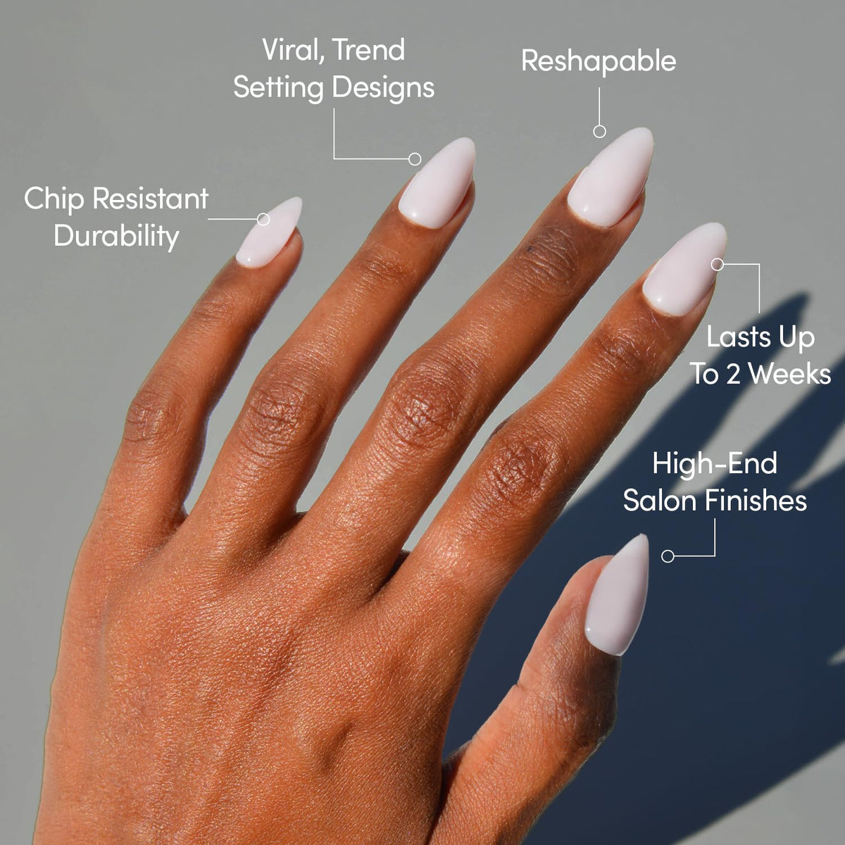 Glamnetic open box displaying 15 sizes for a precise custom fit