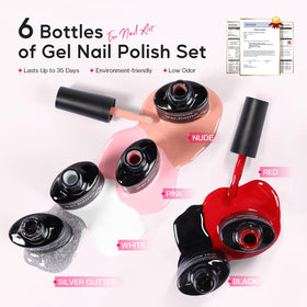Glamonade brush applying acrylic bead for neater application control