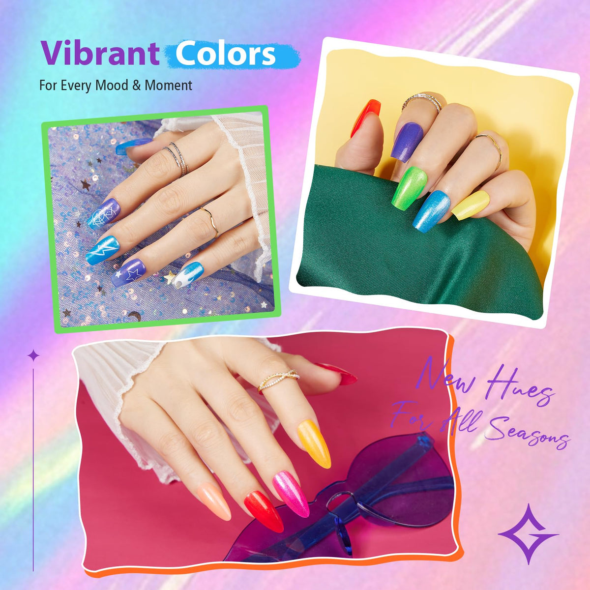 Glamonade application on hands in lifestyle scene for quick manicures