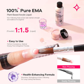 Glamonade electric nail drill and bits for precise shaping and prep