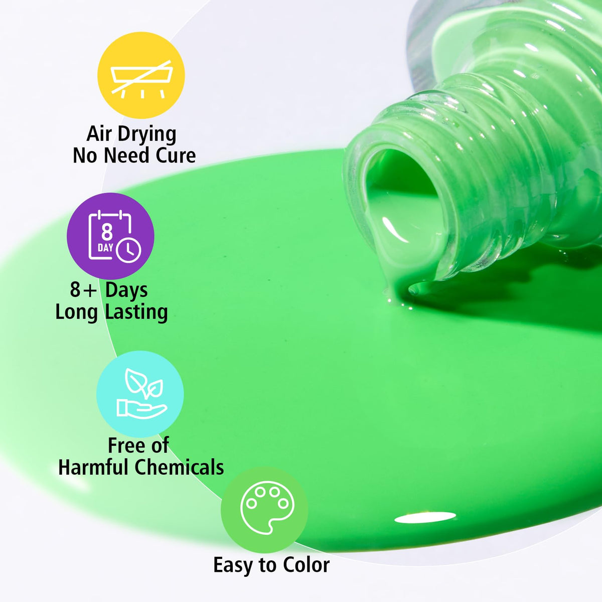 Glamonade high-gloss finish detail reflecting light to show durable shine benefit: long-lasting gloss