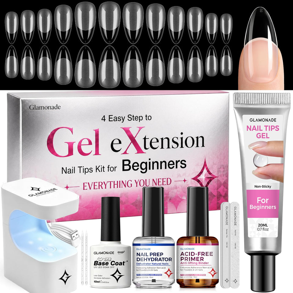 Glamonade front packaging showing the complete starter kit and contents benefit clarity