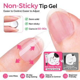 Glamonade glue-gel and base coat bottles demonstrating strong bond benefit