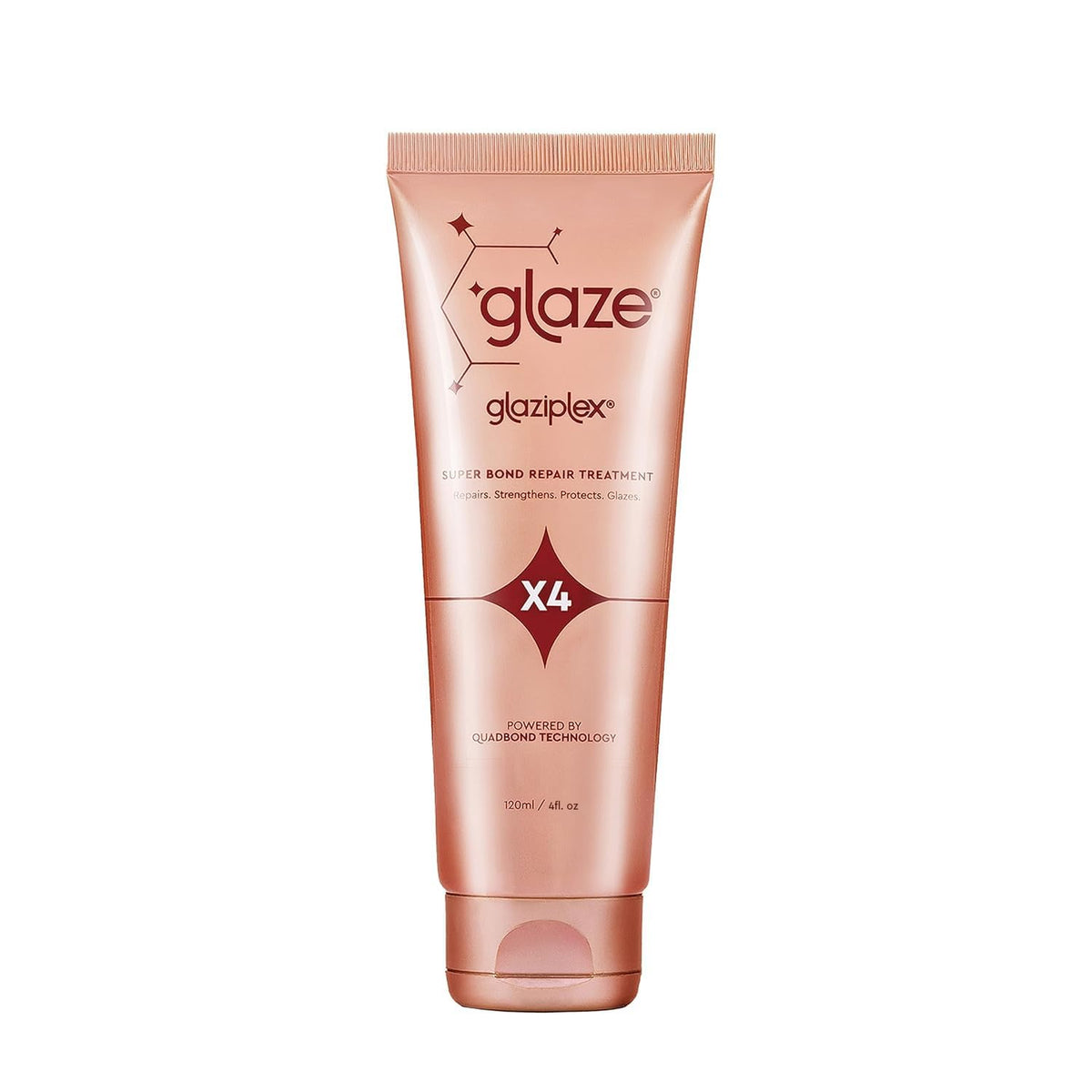 glaze front packaging showing product and benefits