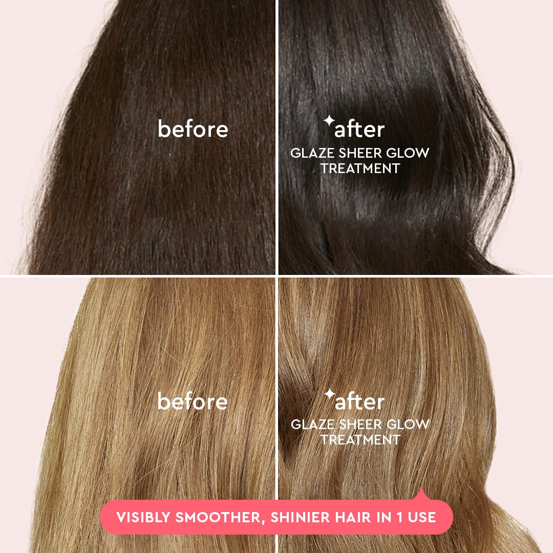 glaze clear gel texture closeup highlighting smooth formula for immediate shine and lightweight feel