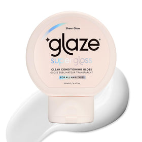 glaze front packaging showing clear gloss bottle and label for easy identification and shelf appeal