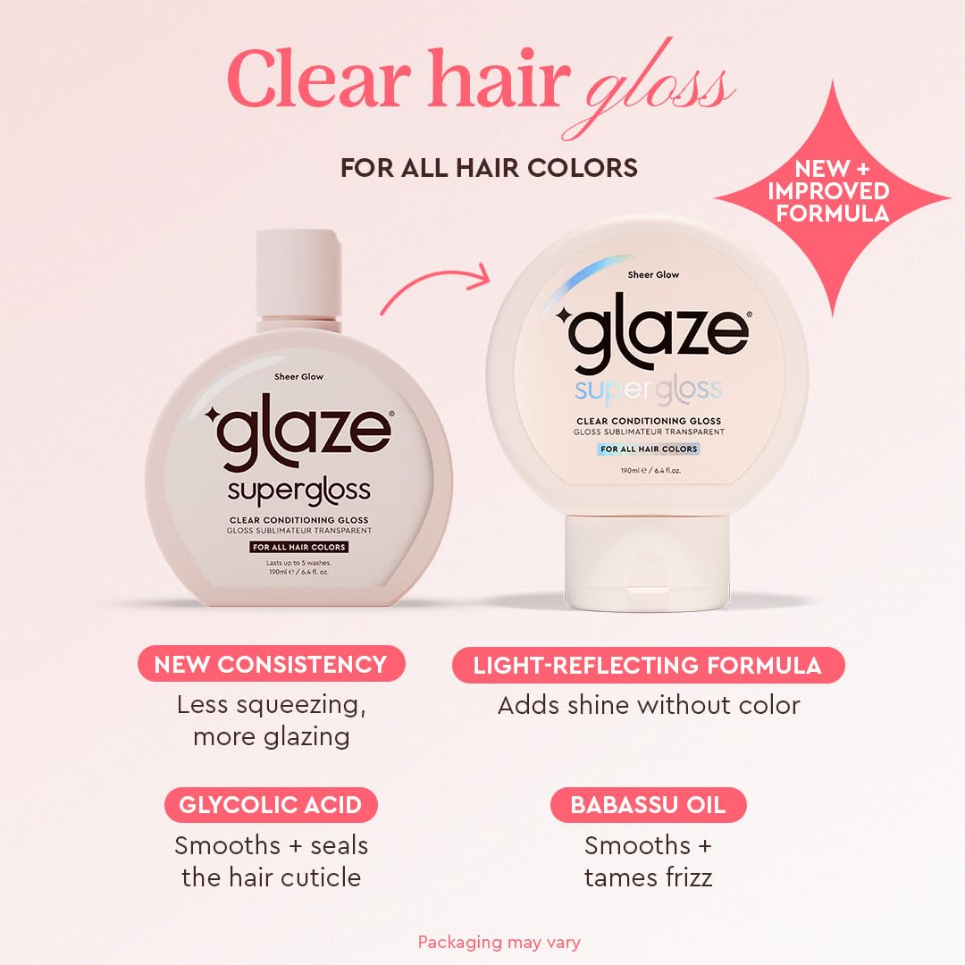 glaze squeeze nozzle dispensing gloss onto palm for mess-free, precise application benefit