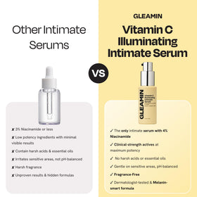 Gleamin in bathroom setting near towel showing routine-friendly daily use benefit
