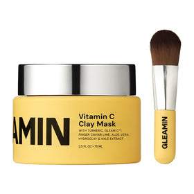 Gleamin jar front view showing packaging and 2.5 oz size benefits