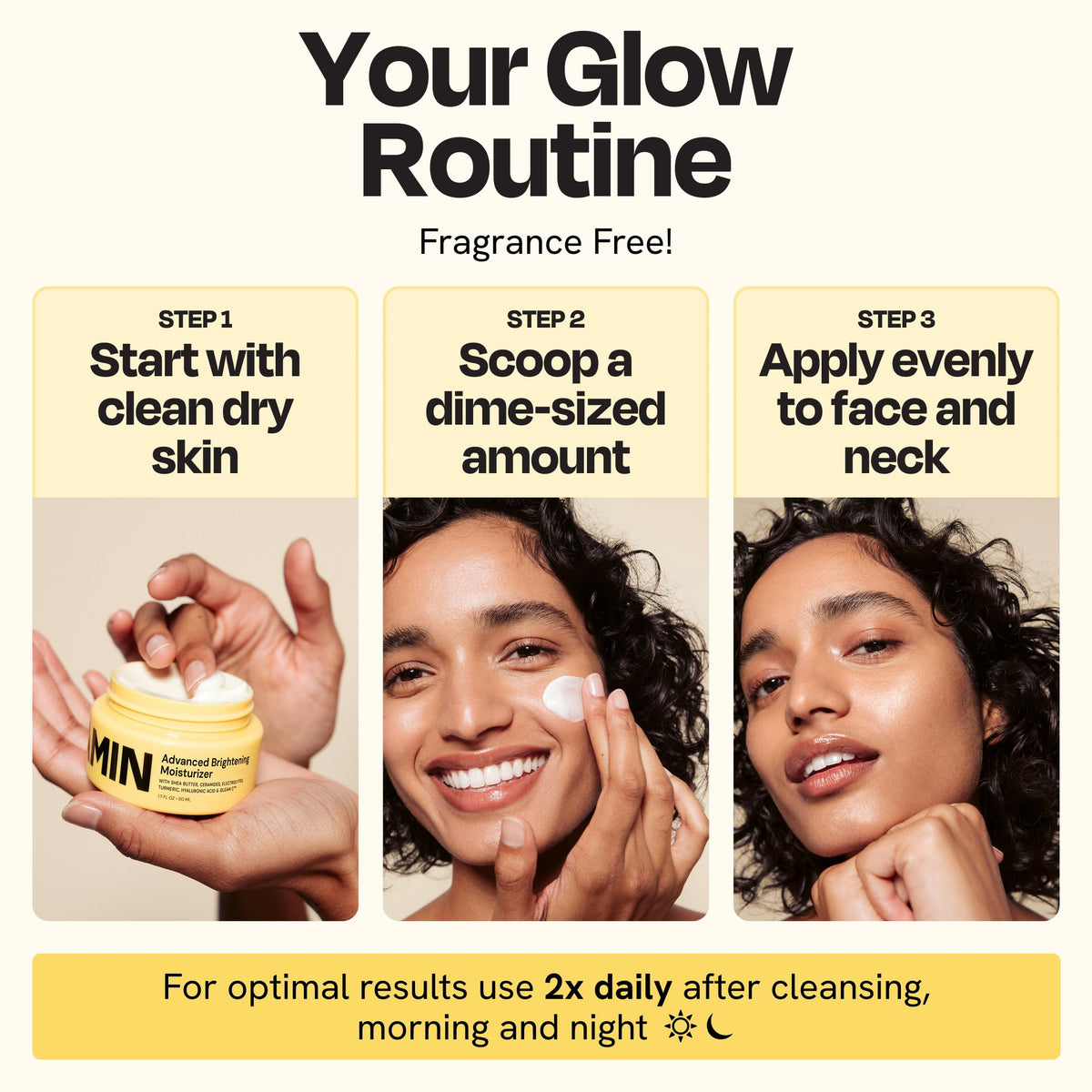 Gleamin on bathroom shelf at night showing easy incorporation into routine