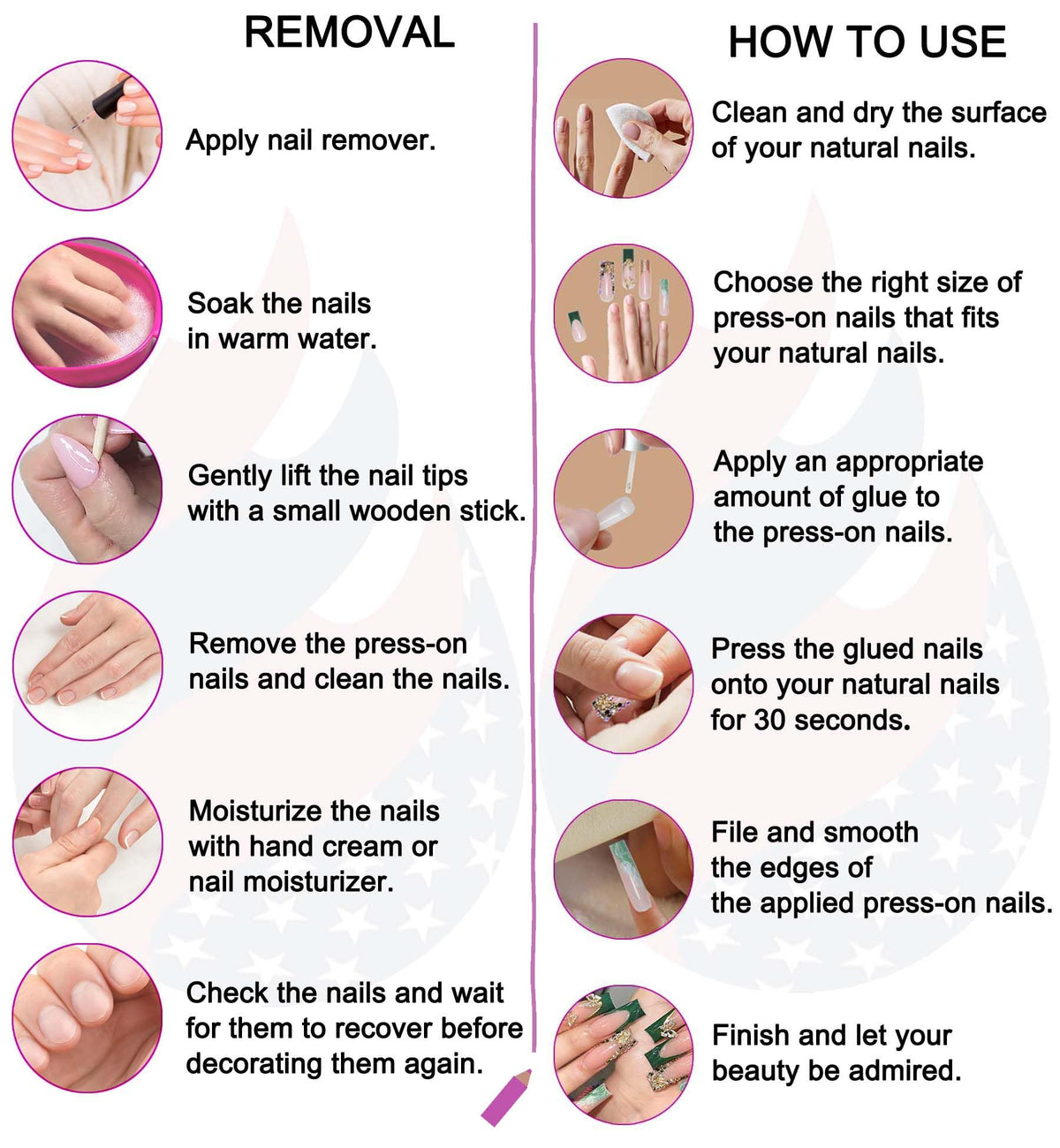 Gleamrain nails on a fingertip for scale, demonstrating comfortable wearable length benefit