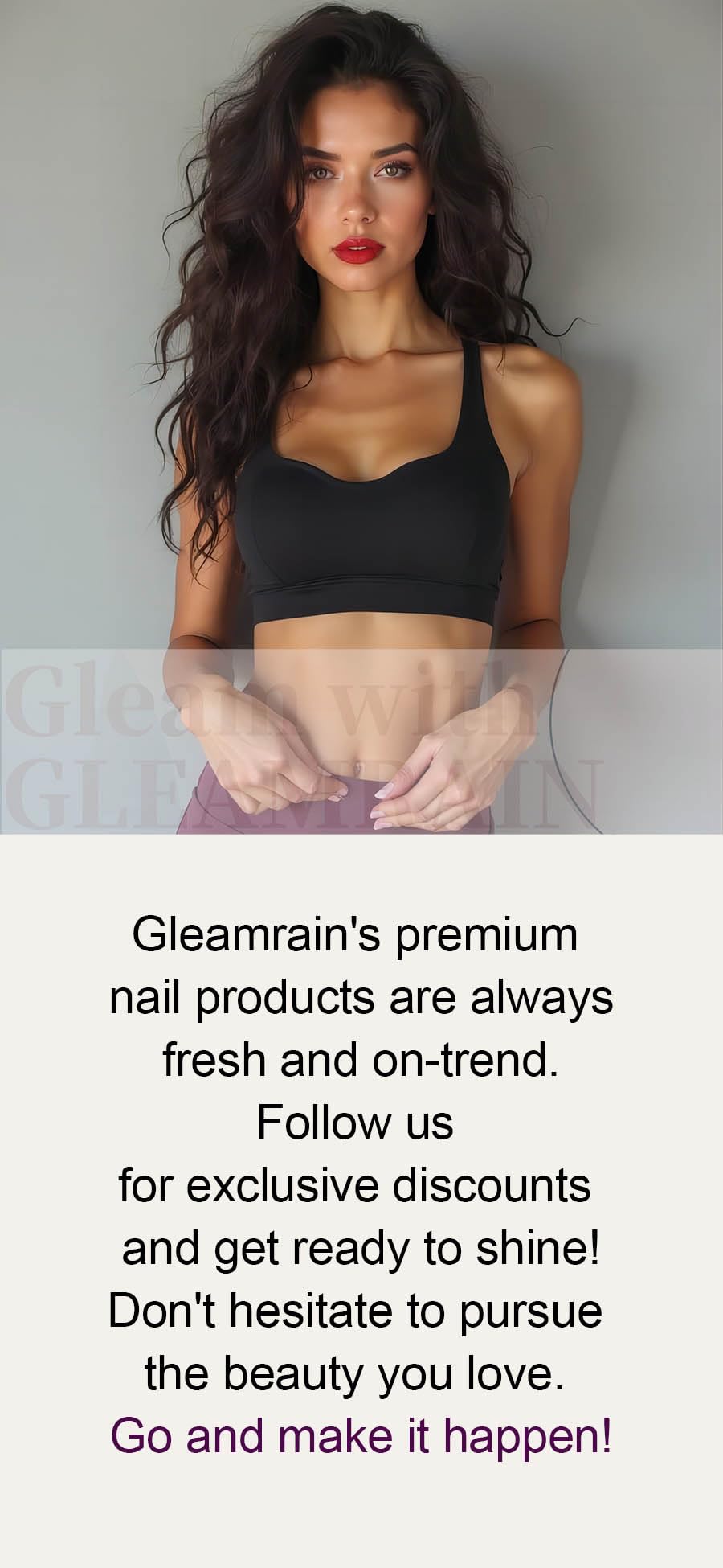 Gleamrain set laid out with application tools showing organized contents and readiness