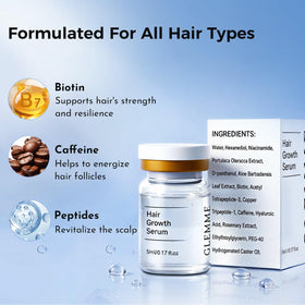 Glemme serum ampoules arranged to show single‑use hygiene benefit