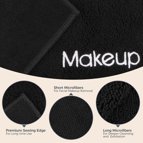 GLIMGLINT close-up microfiber texture reveals soft fibers for gentle cleansing