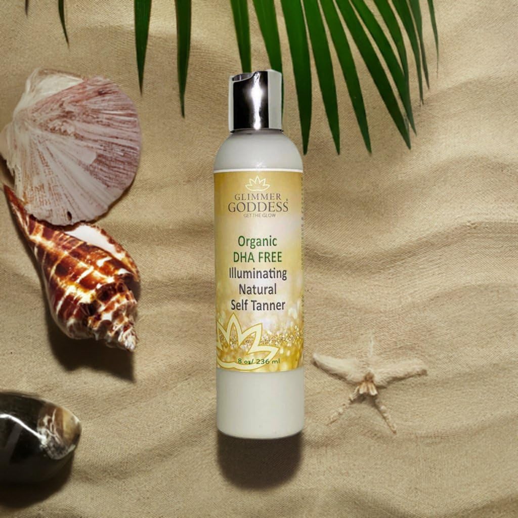 Glimmer Goddess application on arm showing even coverage and smooth finish