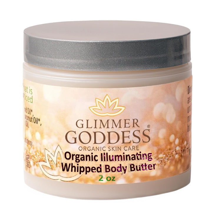 Glimmer Goddess front tin showing bronze shimmer for portable glow