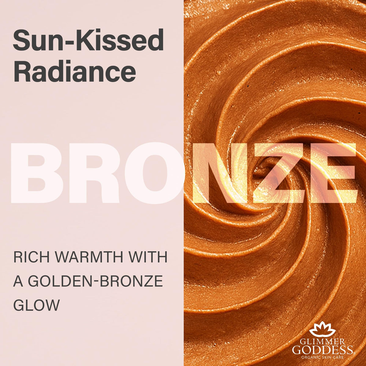 Glimmer Goddess label detail with ingredients visible for informed ingredient benefit