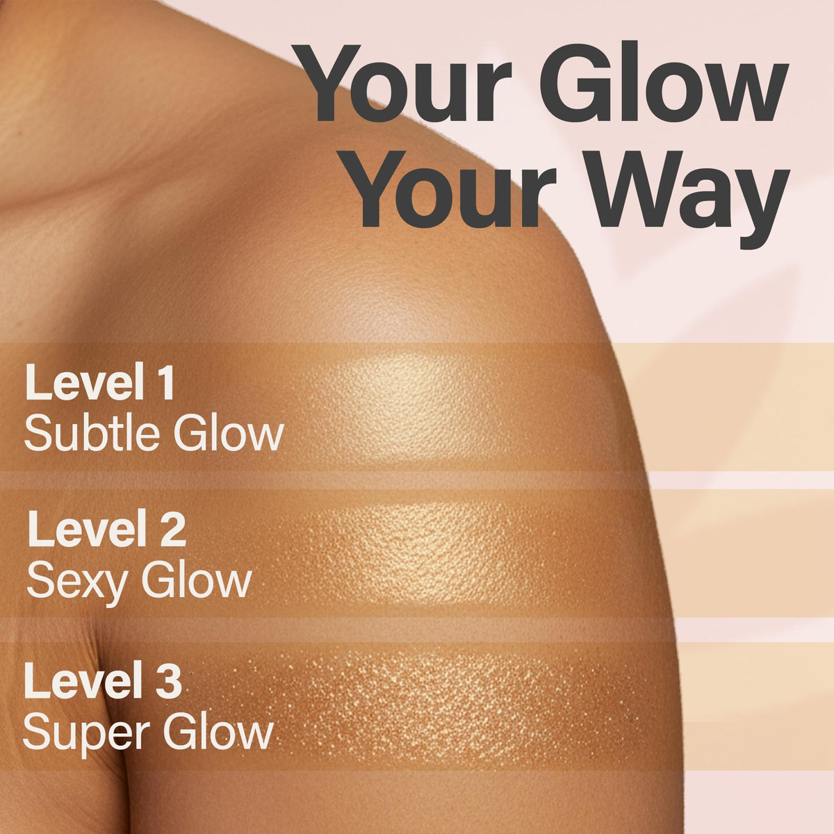 Glimmer Goddess on skin in evening outfit showing subtle radiant sheen