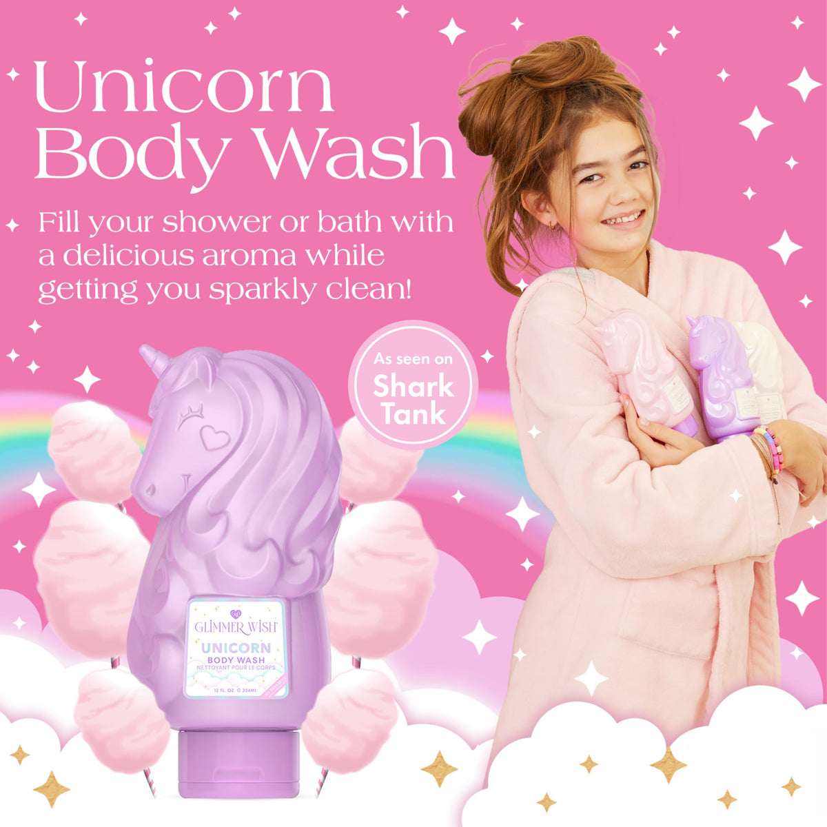 Glimmer Wish side close-up highlighting pearly lavender finish and cap ease