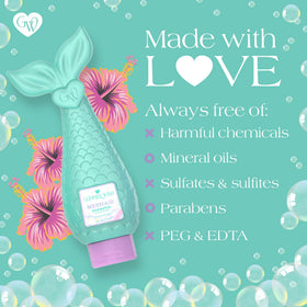 Glimmer Wish label and ingredients panel emphasizing clean non-toxic components
