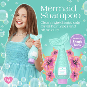 Glimmer Wish texture close-up highlighting pearlescent shampoo for gentle cleanse