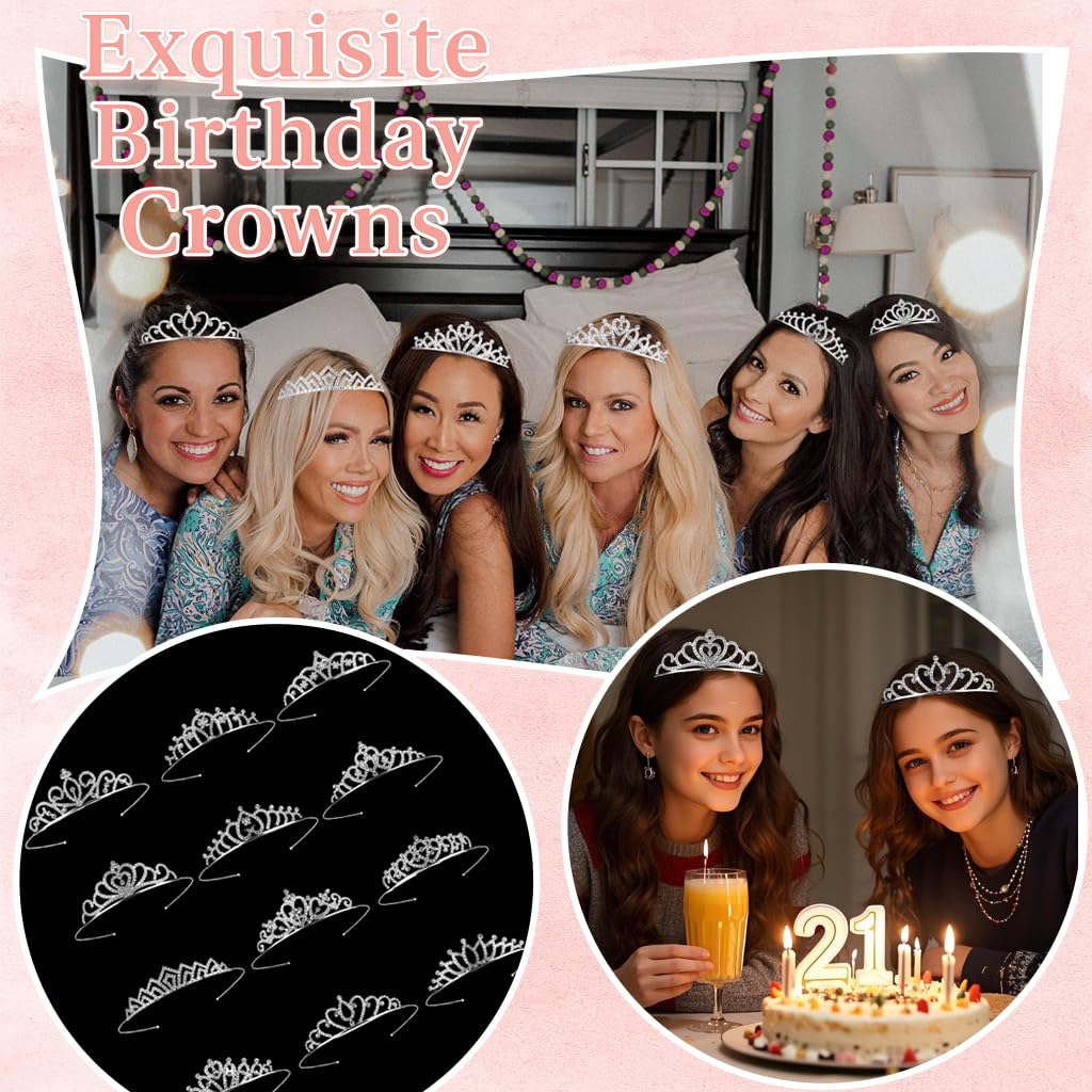 GLITZJOY tiara worn at a birthday party, adding instant festive style and shimmer