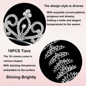 GLITZJOY model wearing a tiara demonstrating fit and elegant appearance