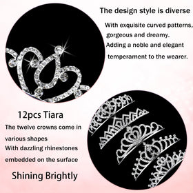 GLITZJOY side profile of a small crown, showing compact shape and comfortable fit