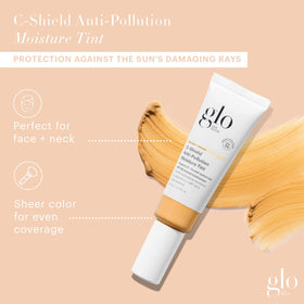 Glo Skin Beauty pump dispensing a controlled drop for easy use