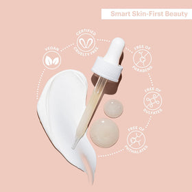 Glo Skin Beauty pipette with black currant oil showing soothing, nourishing benefit