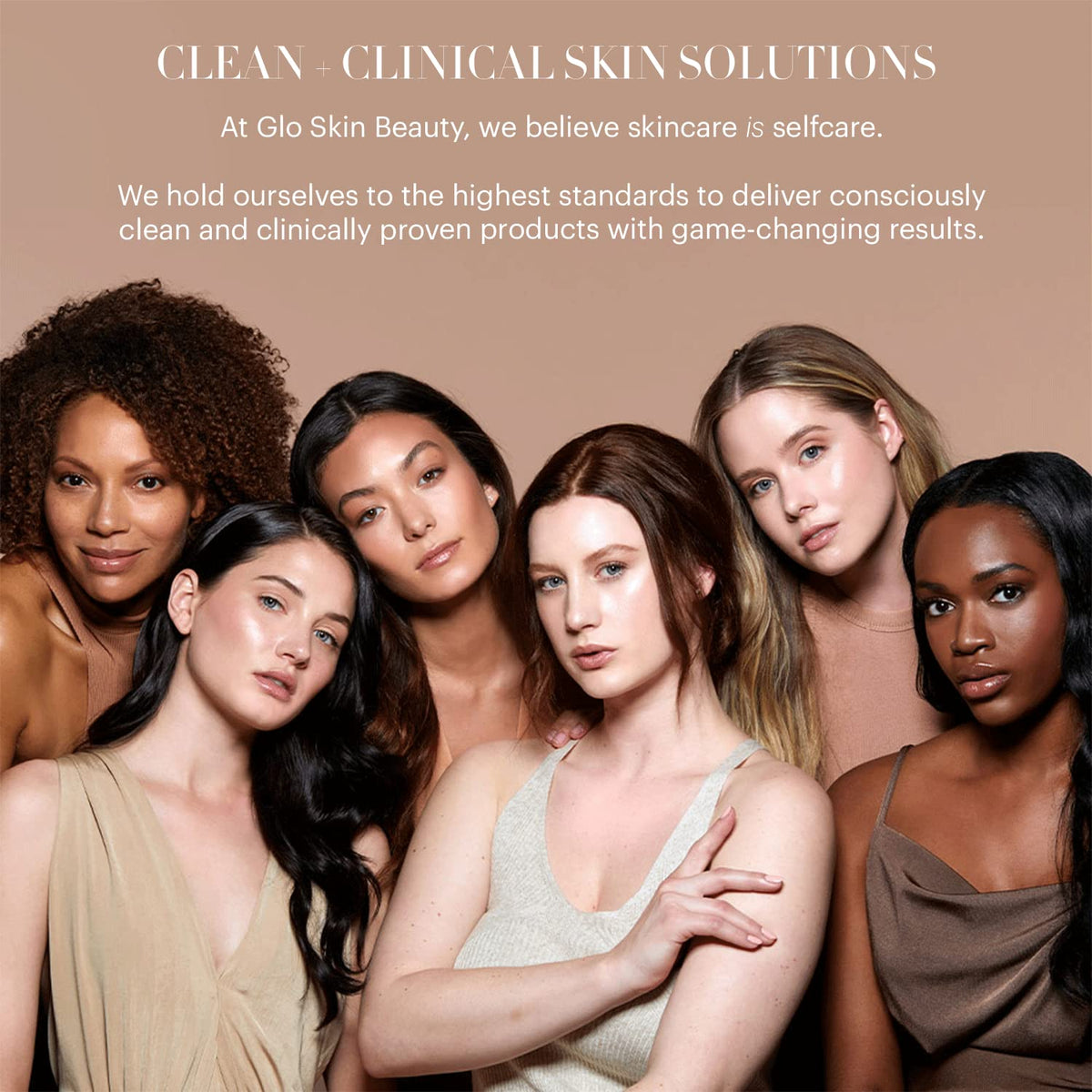 Glo Skin Beauty before and after portrait showing brightened under-eye area