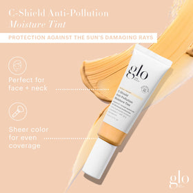 Glo Skin Beauty three swatches on hand showing light warm coverage