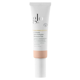 Glo Skin Beauty front packaging showing SPF and tinted moisturizer benefit