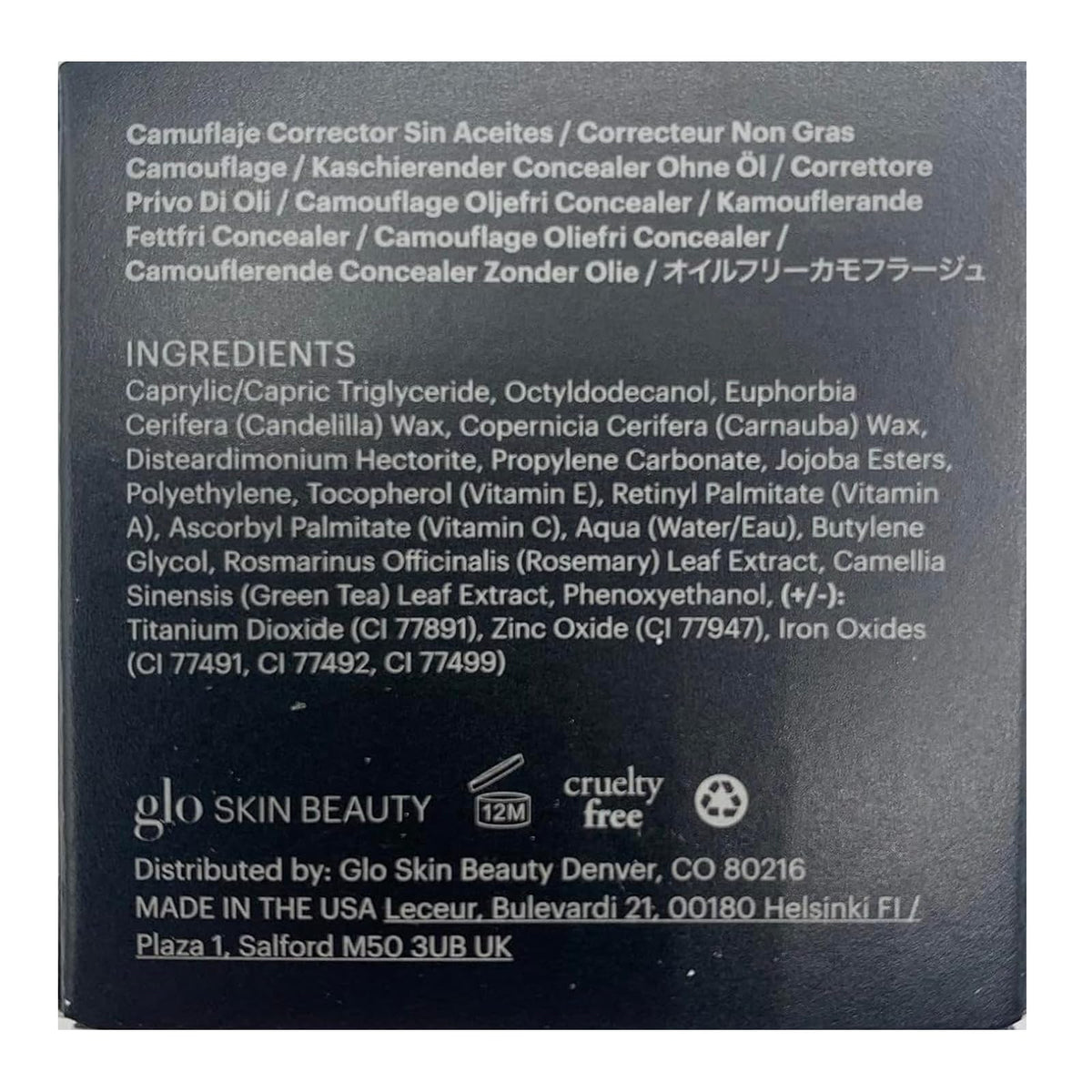 Glo Skin Beauty concealer staged on dressing table conveying daily routine convenience