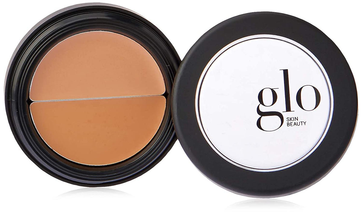 Glo Skin Beauty duo compact front view showing dual shades for custom match