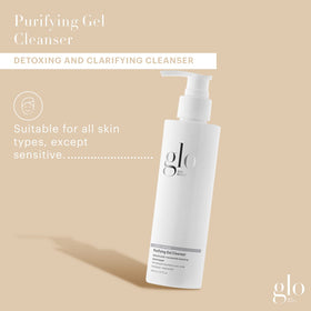 Glo Skin Beauty gel texture on hand illustrating lightweight feel and easy spread