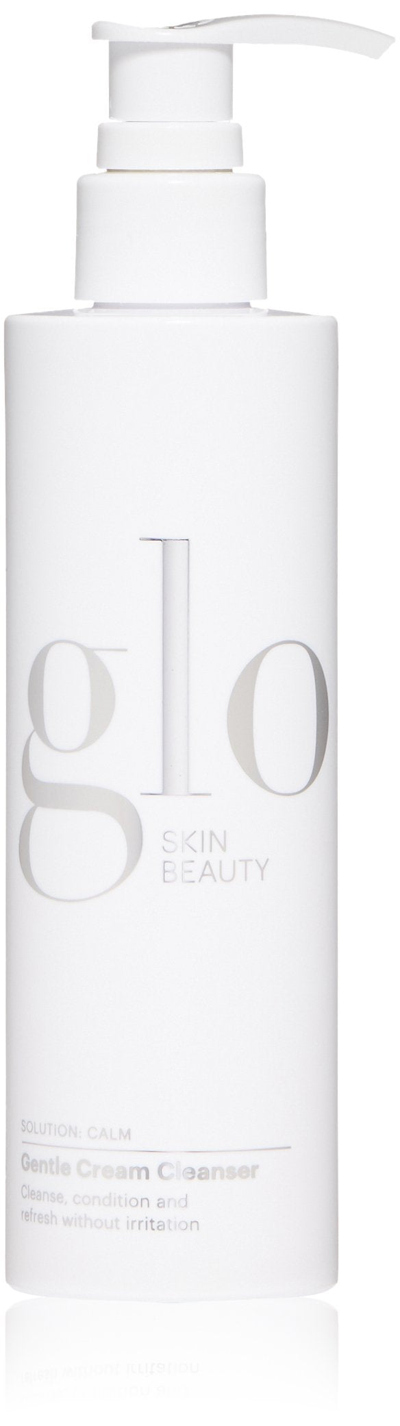 Glo Skin Beauty cleanser front packaging showing product and gentle formula benefit
