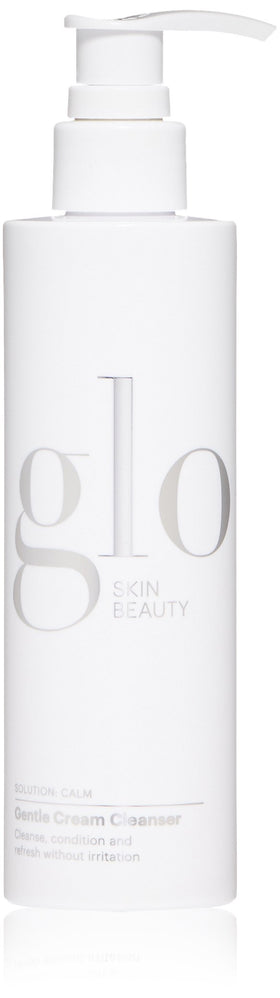 Glo Skin Beauty cleanser front packaging showing product and gentle formula benefit