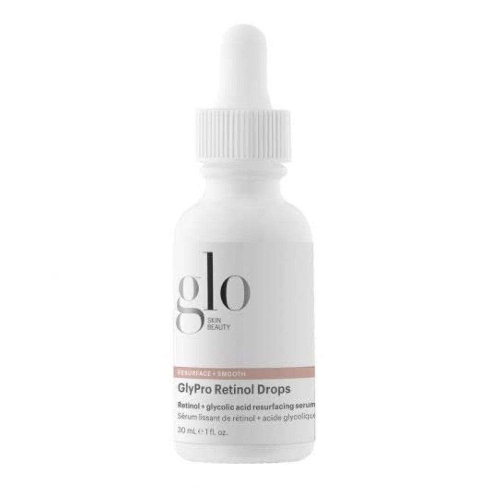 Glo Skin Beauty front packaging showing GlyPro Drops for clear complexion
