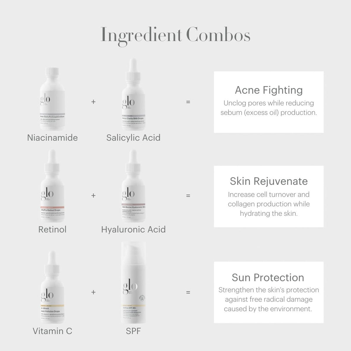 Glo Skin Beauty bottle in hand for size comparison and portability benefit