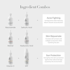 Glo Skin Beauty bottle in hand for size comparison and portability benefit